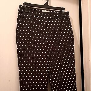 Jules & Leopold Black and White Polka Dot Capris